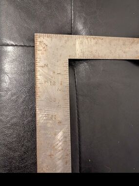 Vintage Stanley No. 800 Steel Framing Square – 16" x 24"